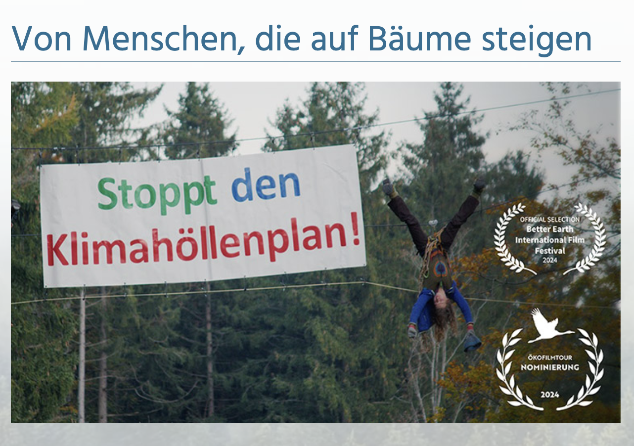 Dokumentarfilm „Von Menschen, die auf Bäume steigen“ (Digital-Download | Link wird nach Bestellung verschickt)