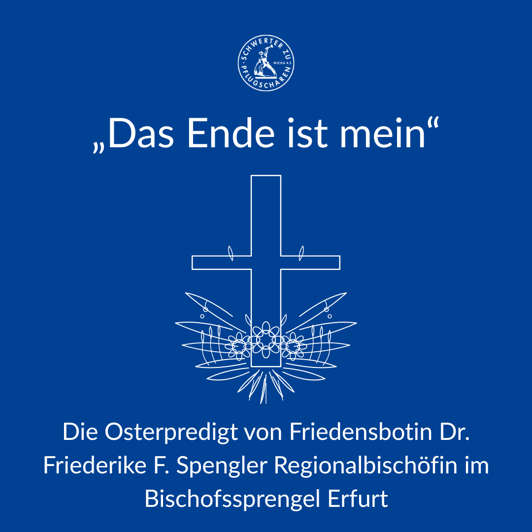 Osterpredigt Grafik Friedensbotin