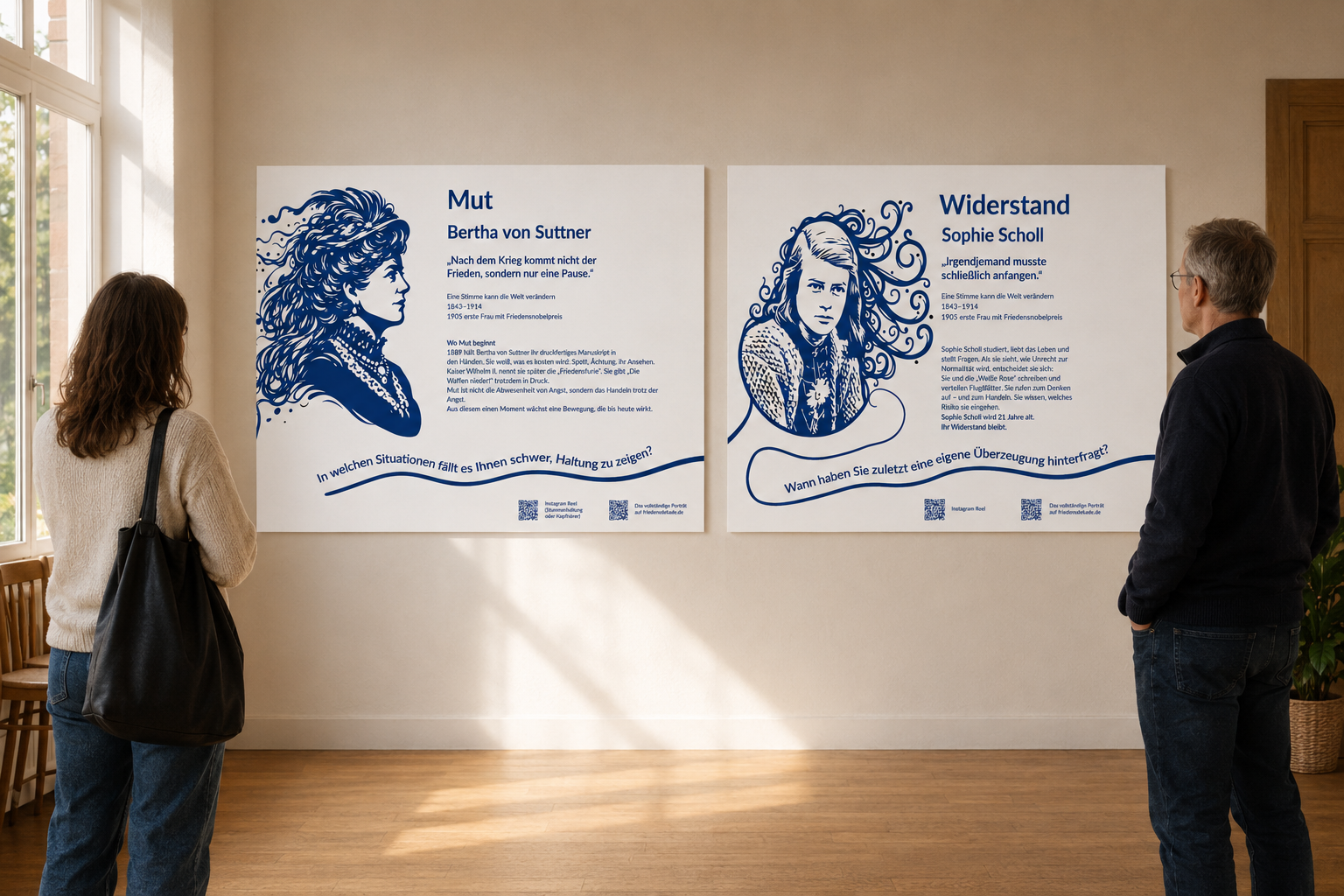 Ausstellungs-Set „Frauen des Friedens“ – Digitale Drucklizenz (Ökumenische FriedensDekade 2026)