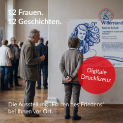 Ausstellungs-Lizenz „Frauen des Friedens“ – Digitale Drucklizenz (Ökumenische FriedensDekade 2026)